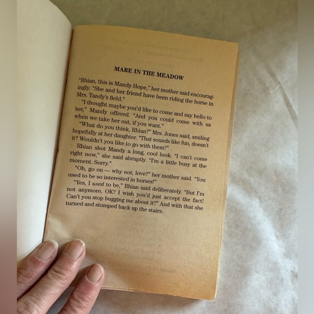 Mare in the Meadow by Ben M. Baglio (Paperback - Like New!) 🐴 - Picture 6 of 7